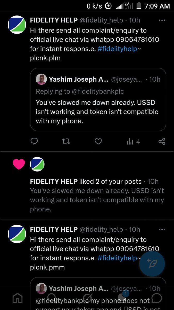 joseyashim's tweet photo. @fidelitybankplc I'm not so sure of who I'm dealing with.Can you verify this attached handle pls? https://t.co/T3h0Yo5ji8