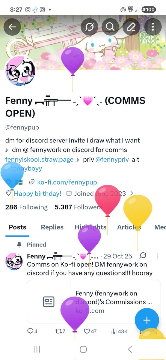 Fenny ︻╦̵̵̿╤── ˗ˏˋ💗ˊˎ˗ (COMMS OPEN) tweet media
