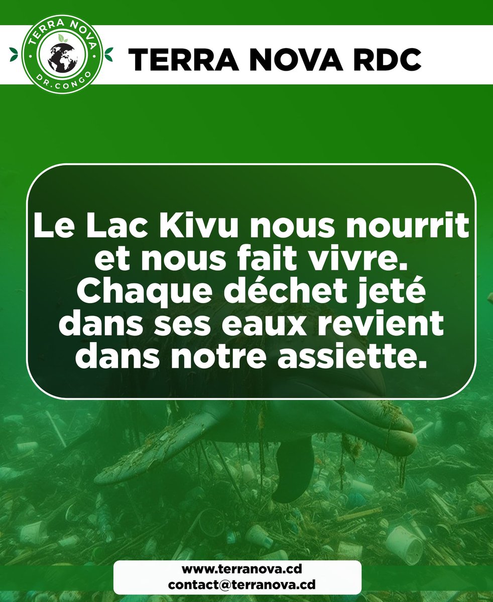 terranova_rdc's tweet image. Attention, chaque déchet jeté dans le lac revient dans notre assiette.
-------------
𝗧𝗘𝗥𝗥𝗔 𝗡𝗢𝗩𝗔 𝗥𝗗𝗖 
@ONU_fr 
@pnudfr
@UNESCO_fr
@UNEP
@UNHABITAT
@Presidence_RDC
@AmbSuisseRDC
@PNUDRDC

#Bukavu #LacKivu #Déchets #Santé  #TerraNovaRDC