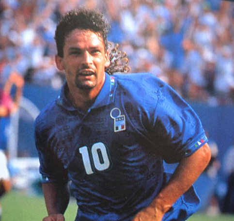 32年経ったんだ。年取るわけだ。 イタリア代表、ロベルト・バッジョと