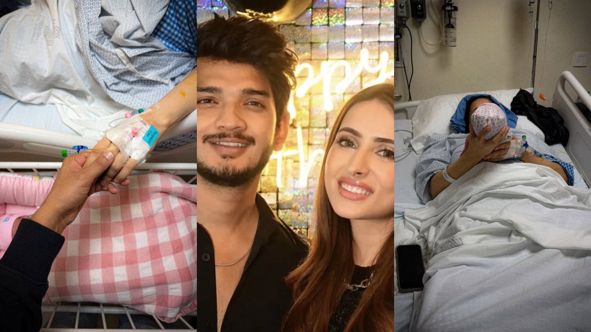 MissMalini's tweet photo. #MunawarFaruqui embraces fatherhood once again as he welcomes a baby girl with wife Mehzabeen. ❤️

Sharing adorable moments from the hospital, Munawar wrote, “Ghar barkat aayi.”

Wishing the happy couple endless love, happiness and beautiful memories on this precious new beginning. 🍼✨

#MissMalini