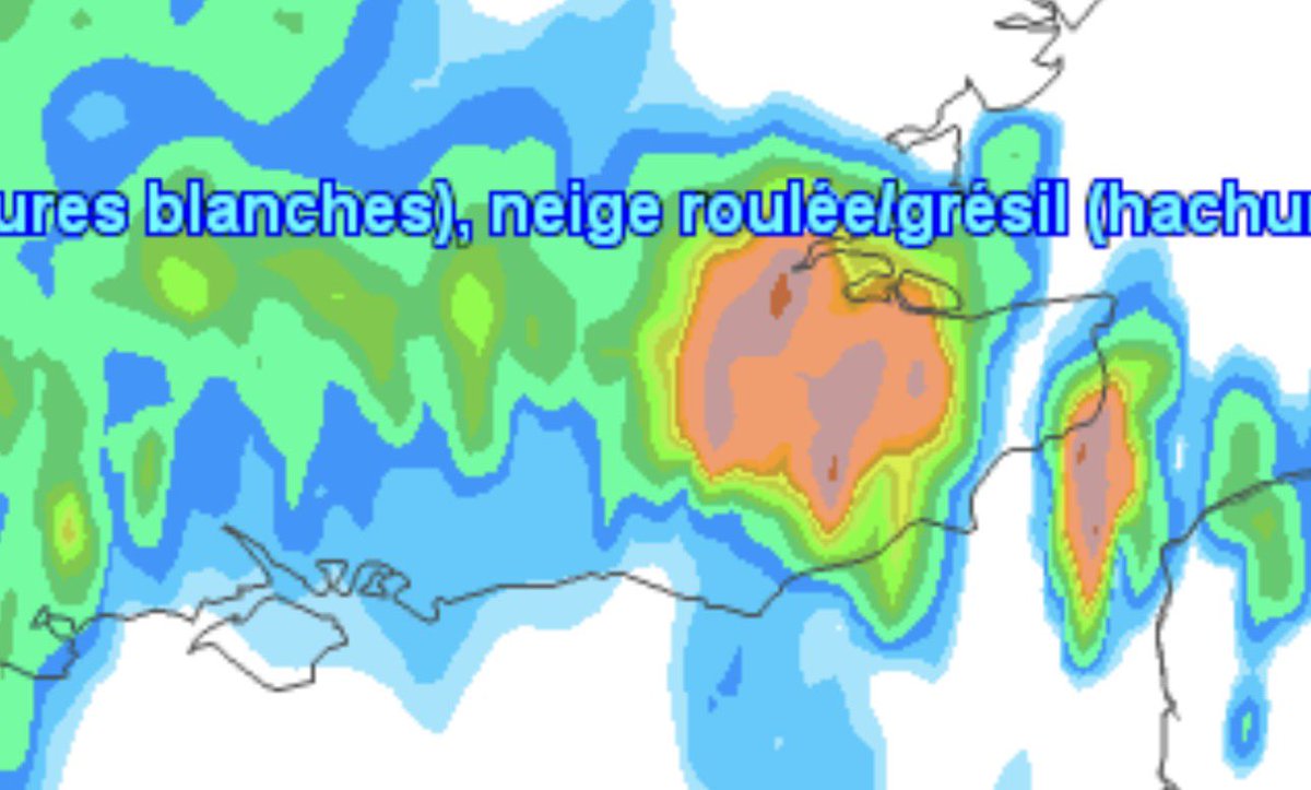 StormChaserLiam's tweet image. Thunderstorm risk for SE England has increased quite a bit within the last 24hrs. As instability increases over France #thunderstorms will likely get going this afternoon then push north/ NE towards Kent and Sussex, some frequent #lightning, 50mph gusts, flash flooding possible.