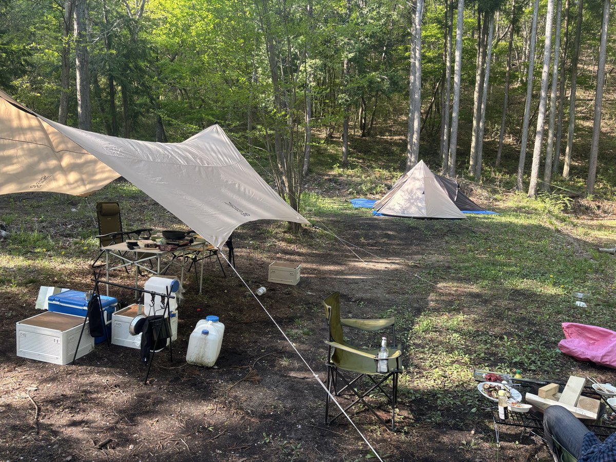EVOX_17_'s tweet photo. キャンプ🏕️ https://t.co/WSO6LrGDDI