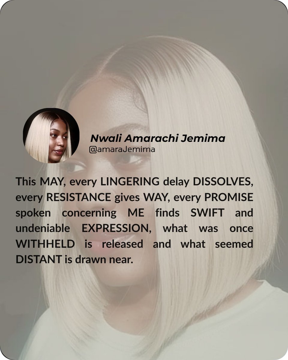 AmaraNwali's tweet image. #newmonth