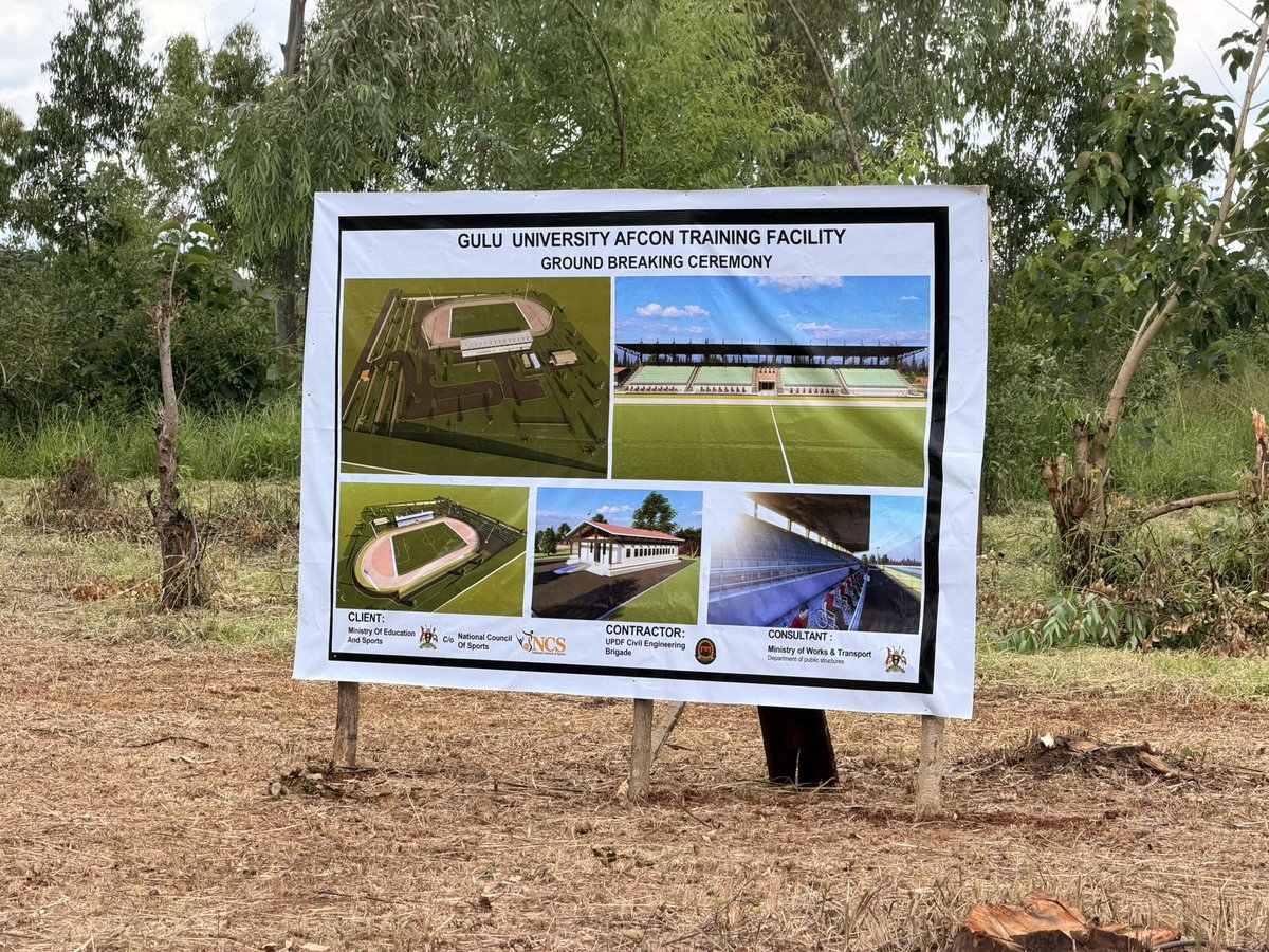 PaLabeja's tweet photo. Yesterday, GULU city was blessed with the site handover of training facilities in preps for #AFCON17 . @OgwangOgwang thanks for your good work and that of sister agency #NCS @MODVA_UPDF @MoWT_Uganda. Great collaboration by govt. @mkainerugaba @norbertmao @Mapenduzi_Ojara https://t.co/95GACaC5sy