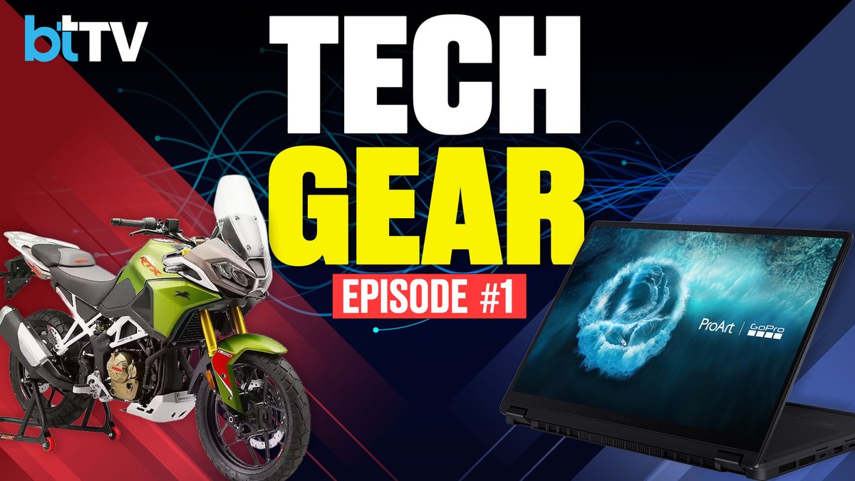 business_today's tweet photo. The Tech Gear Show | Tech News, TVS Apache RTX 300, Asus Laptop, AI News | EP 1 | Business Today

Watch: https://t.co/XIuCqNvhx6 | #TechGearShow #BusinessTodayShow #TechNews  #AINews #GadgetReviews #ConsumerTech 

@sakshibatra18 | @Aish_178 https://t.co/tWeyeFJMHP