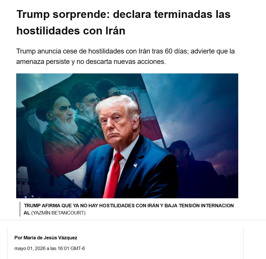 El nazi pedofilo anaranjado regresa de Iran con la cola entre las patas, digo, "triunfante"🤪