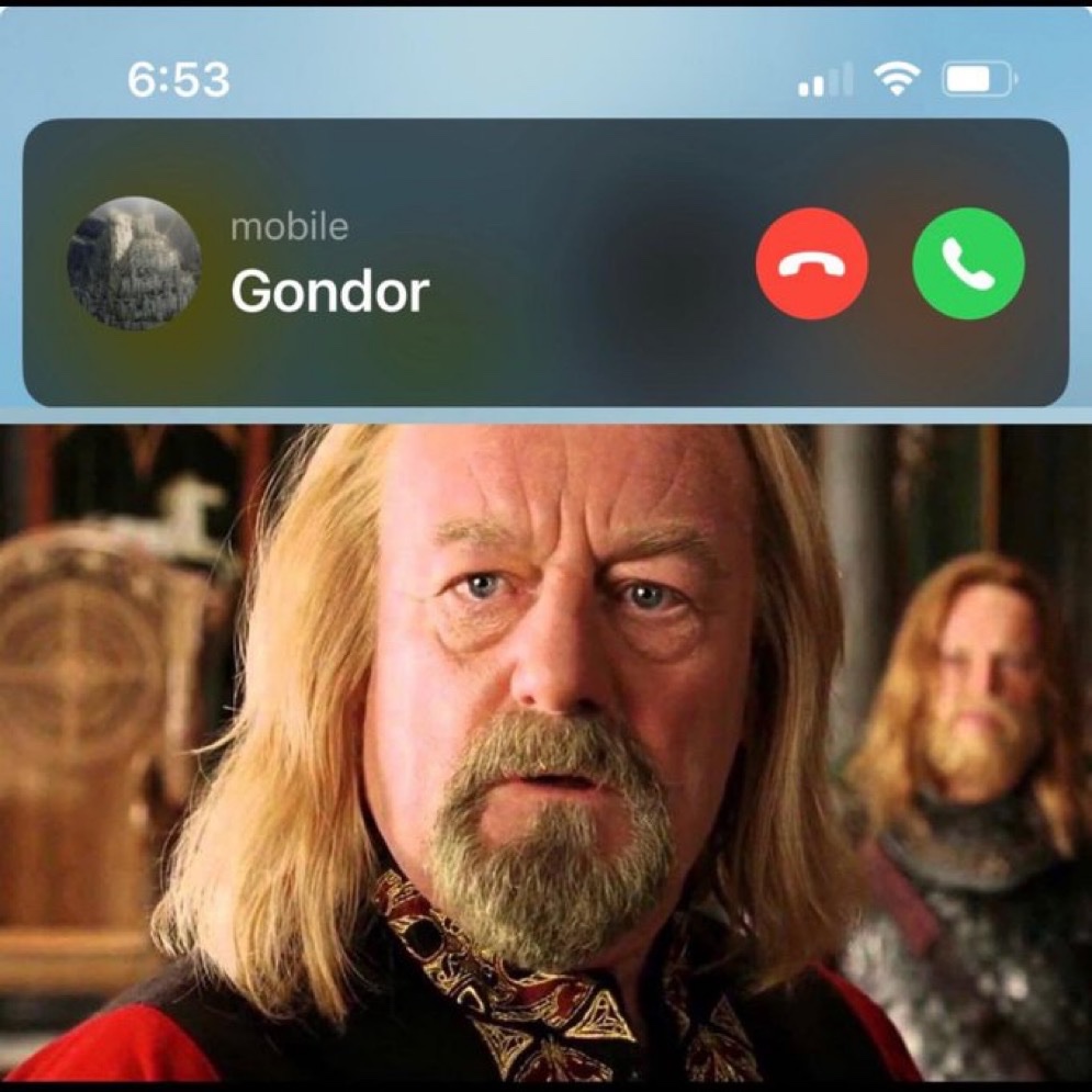 Lord of the Rings Memes (@thelotrmemes) on Twitter photo 