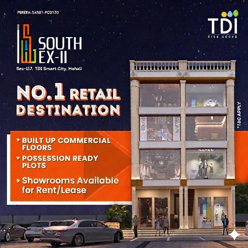alexanestate's tweet image. ✨ TDI South Extension – II

📍 Premium Commercial Showrooms at Airport Road, Mohali

📲 For Details,Call:
Sanjeev Kumar – 9569071155, 9888764155

#tdisouthextension #tdimohali #commercialplots #showrooms #alexanrealestatemohali #commercialproject #architecture #hotel #commercial