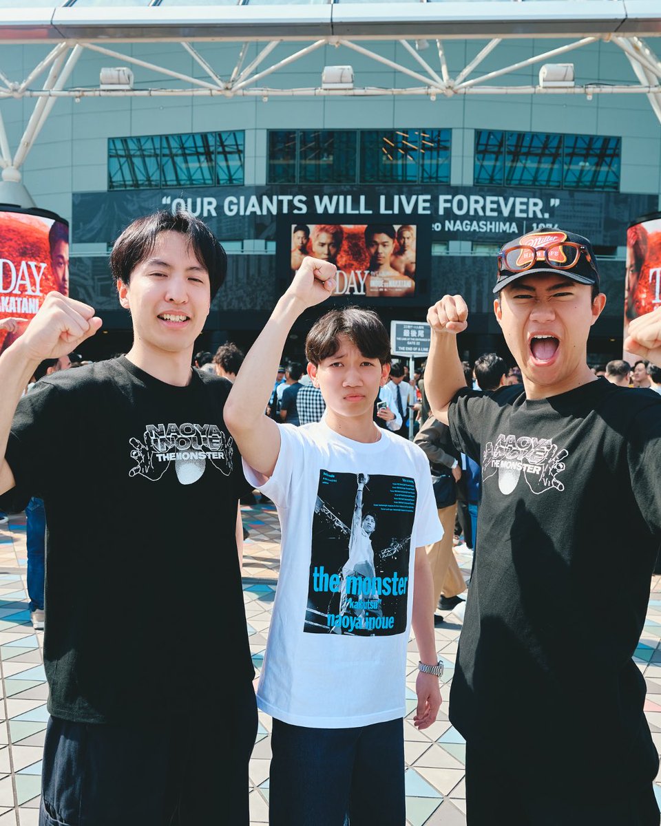 ◤￣￣￣ NAOYA INOUE OFFICIAL STORE GOODS SNAP ②📸 📍東京ドーム