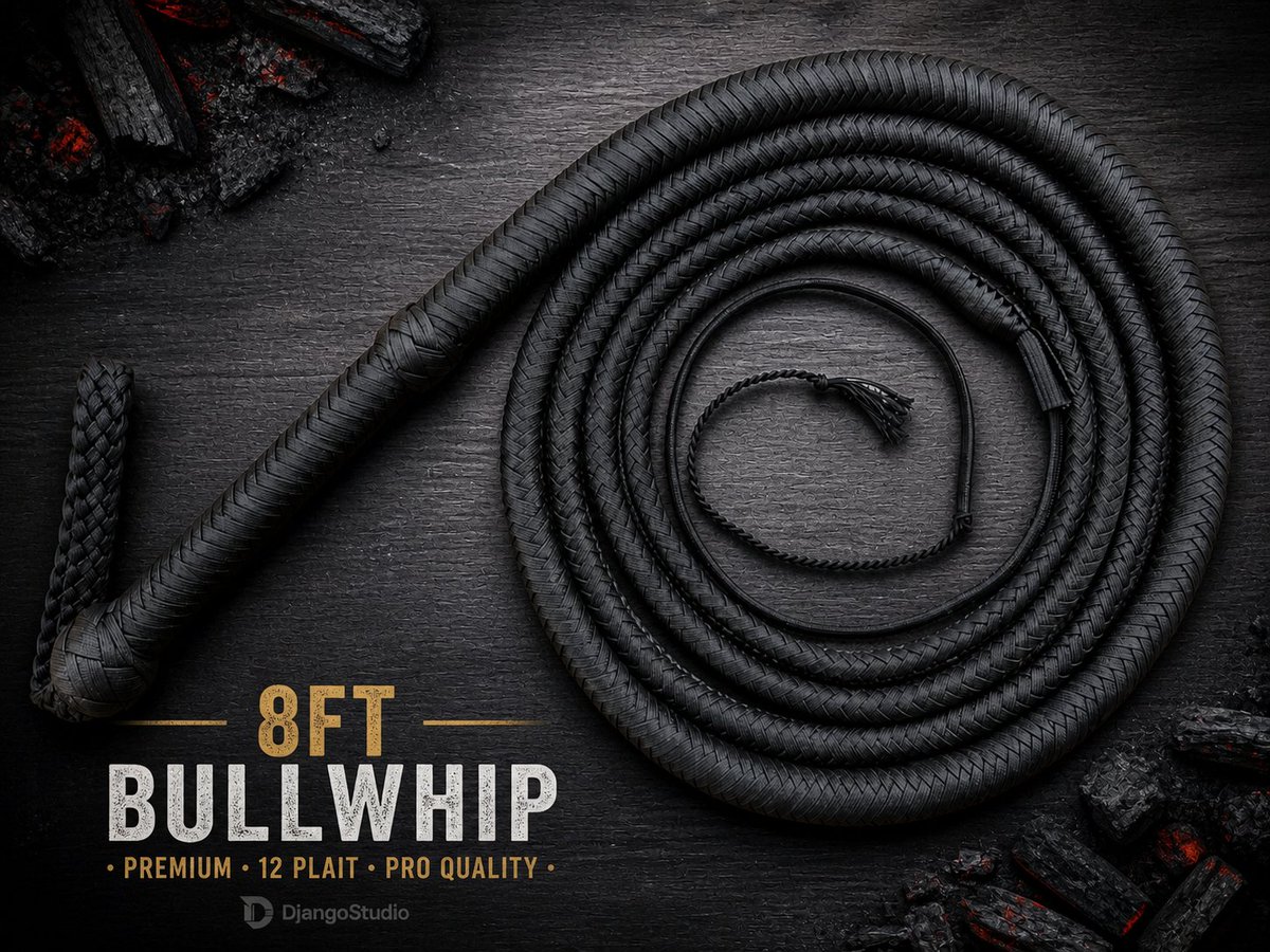 DJANGOENT's tweet image. 8FT Premium Paracord Bullwhip 🖤🔥
12 plait design for strength, control &amp;amp; performance. Built tough for serious use.
Grab yours now 👇
ebay.co.uk/itm/1124891743…

#Bullwhip #Paracord #LeatherCraft #Equestrian #Whip #Handmade #eBayDeals