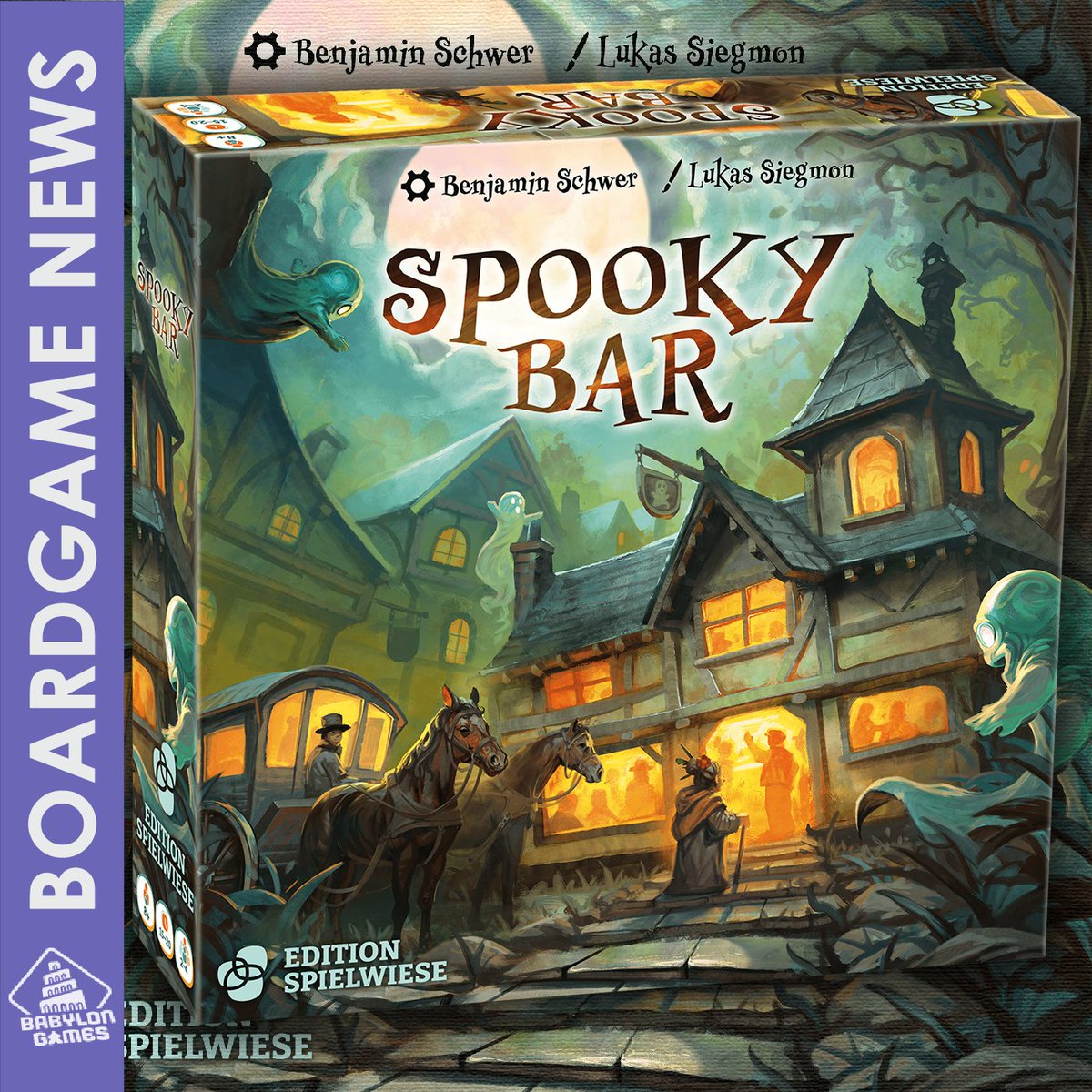 babylon__games's tweet image. Spooky Bar by Edition Spielwiese 

📐: Benjamin Schwer
🎨: Lukas Siegmon
🧍: 2-4 players
⏱️: 15-20 min

boardgamegeek.com/boardgame/4689…

#boardgames #geek #meeple #brettspiele #game #graplanszowa #jeuxdesociete #ボードゲーム #보드게임 #juegodesa