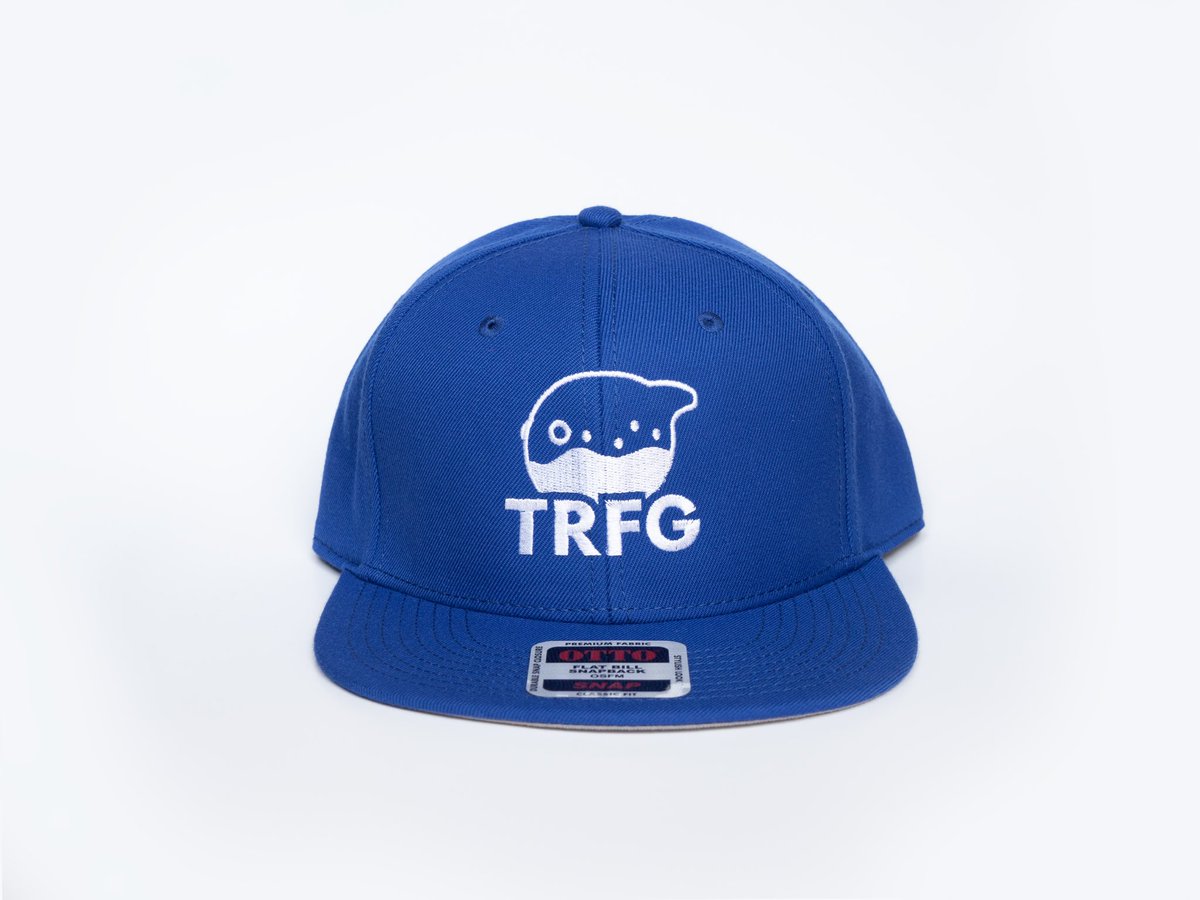 TRFG_JP's tweet photo. 新作TRFG OTTO CAPロイヤルブルー🔥

アメリカの歴史あるキャップブランドOTTO CAP（オットーキャップ）のフラットバイザーキャップです。
TRFGの刺繍ロゴが前面に施されています。

ウールブレンドタイプですので、やわらかな印象です！ https://t.co/Vs4D9lI1Jq
