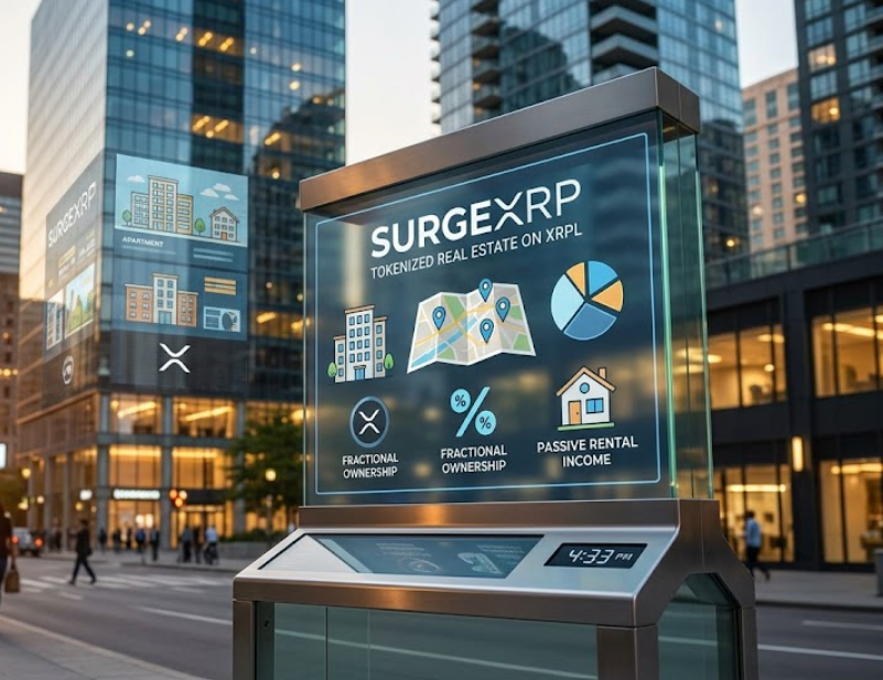 spx1313972's tweet image. 📅Date: May 2, 2026

⤷ Did you know $XRP utility is leveling up with #SurgeXRP

⤷ This #XRPL based marketplace allows for fractional ownership of #RealEstate letting you earn passive rental income via blockchain tokens.

Future of property is here!🏠
 #xrparmy #Yields #Crypto