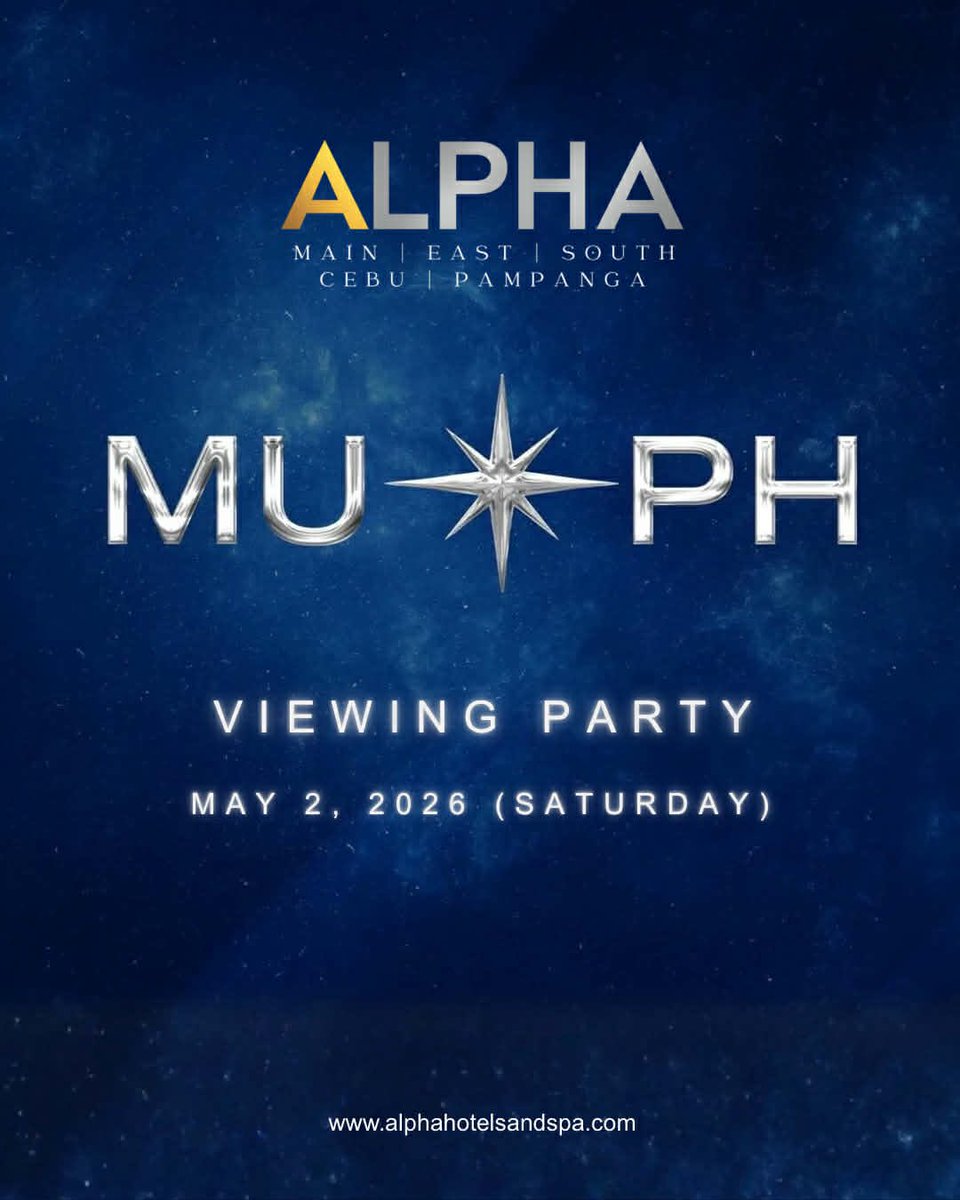 massage_alpha's tweet photo. HAPPENING TONIGHT AT ALL BRANCHES:
#AlphaMAIN #AlphaCEBU #AlphaPAMPANGA #AlphaSOUTH #AlphaEAST
Sabay sabay nating icheer ang bets natin!
COMMENT BELOW WHO IS YOUR:
Muph:
Supra:
Cosmo:
Charm:
Eco:
1st Ru:
2nd Ru:
PERFECT PREDICTION GETS FREE ALPHA 60! Repost with your forecast! https://t.co/1MS7wKbSER