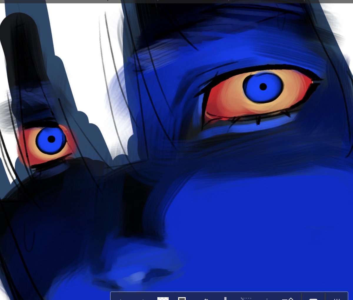 0tine33's tweet photo. the hell you looking at creep #WIP https://t.co/fLLv3Rjw7V