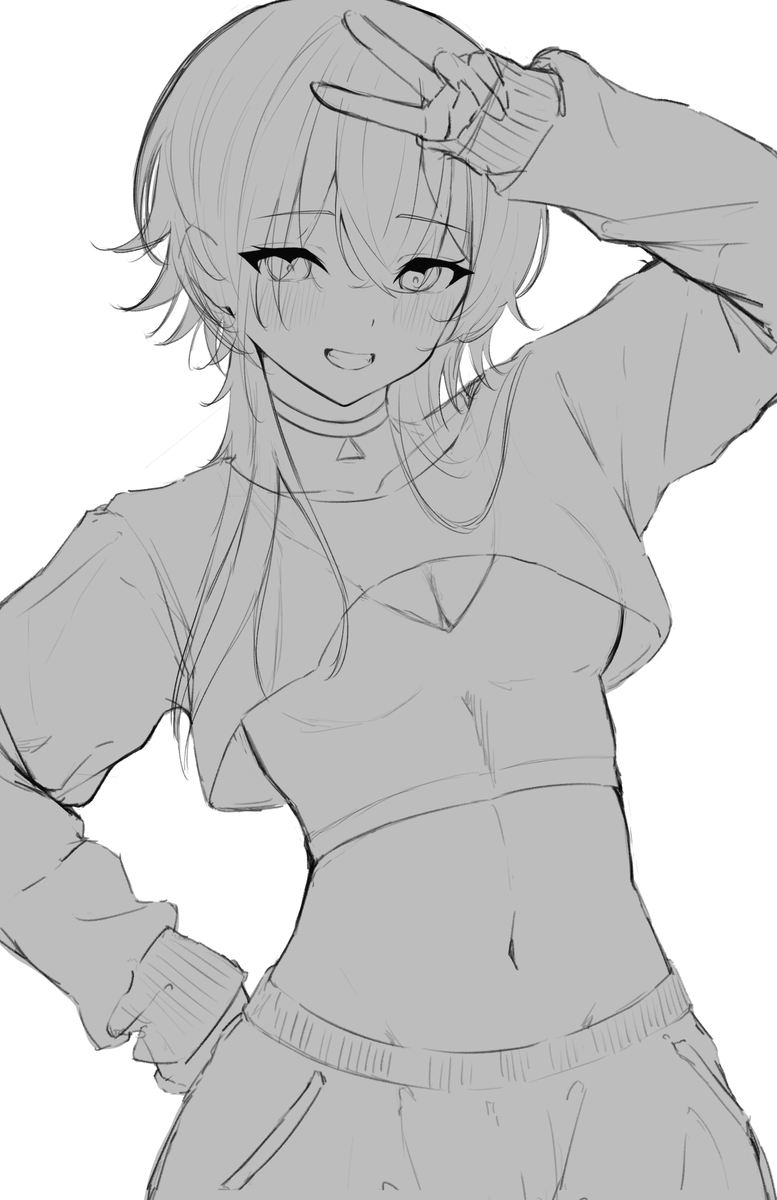 #一ノ瀬の絵　ラフ