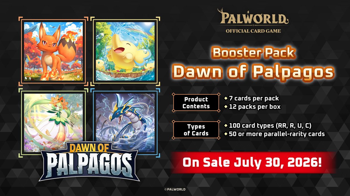 Palworld OFFICIAL CARD GAME tweet media