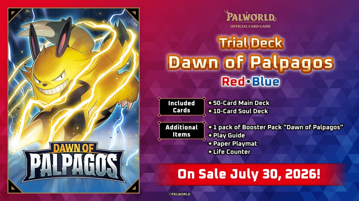 Palworld OFFICIAL CARD GAME tweet media
