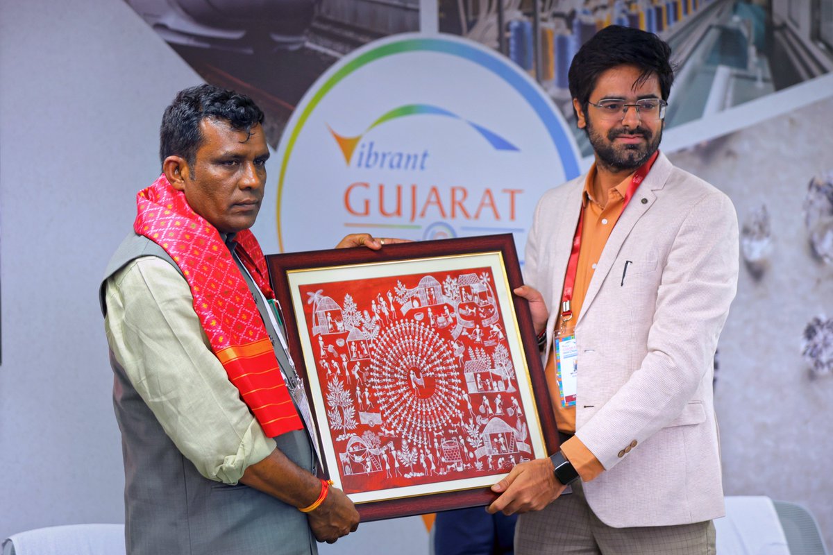 GujaratTourism's tweet photo. The Vibrant Gujarat Regional Conference in Surat set the tone for meaningful collaborations and future-forward thinking. Gujarat Tourism has hosted a dedicated session on opportunities in tribal and rural areas and wedding tourism, highlighting Gujarat’s diverse potential and untapped experiences. Conversations echoed innovation, inclusivity and growth, marking the beginning of two days of meaningful collaboration.

#VibrantGujarat #GujaratTourism #Surat #TourismGrowth #WeddingTourism