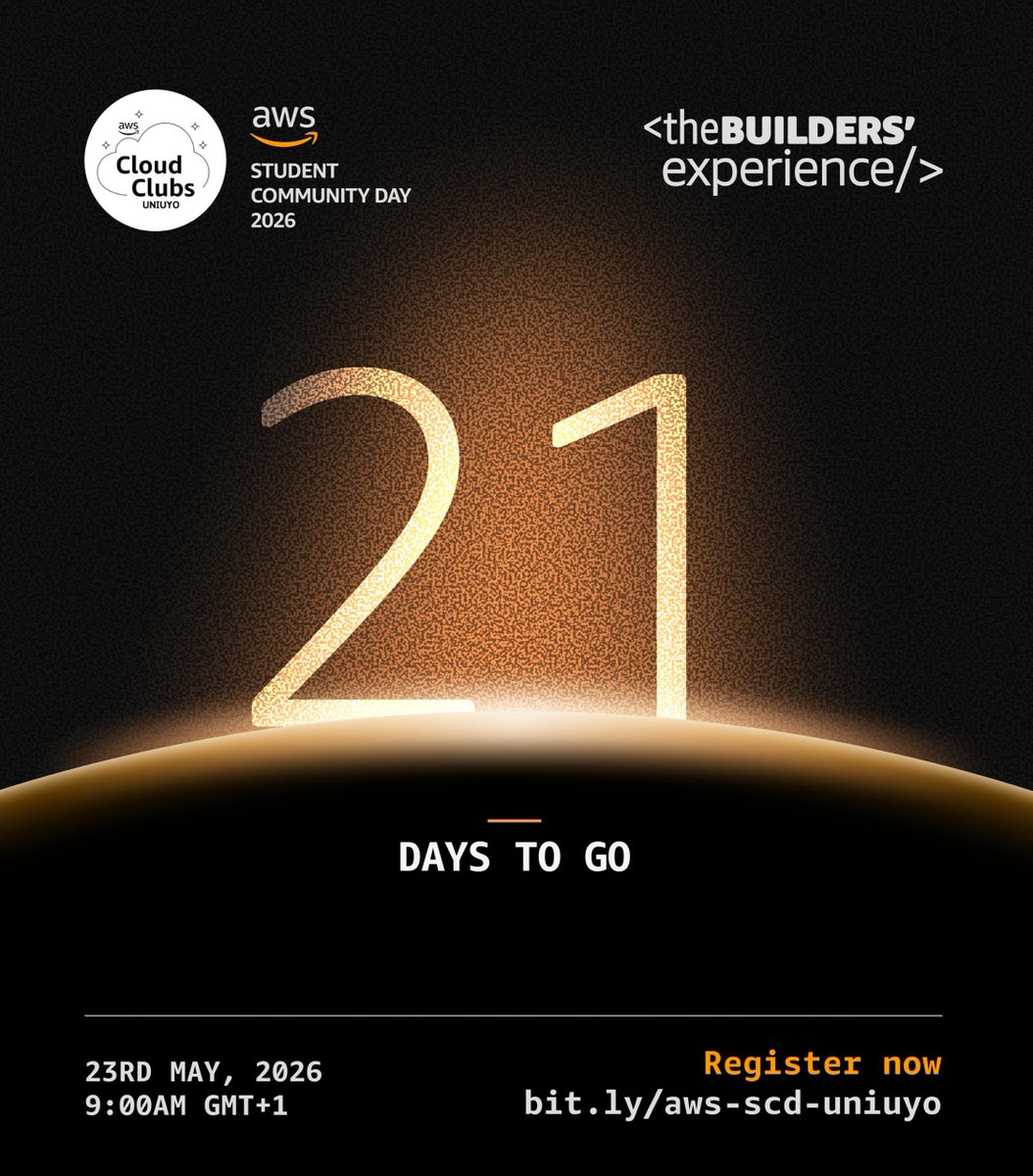 AWS STUDENT BUILDER GROUP (UNIUYO) tweet media