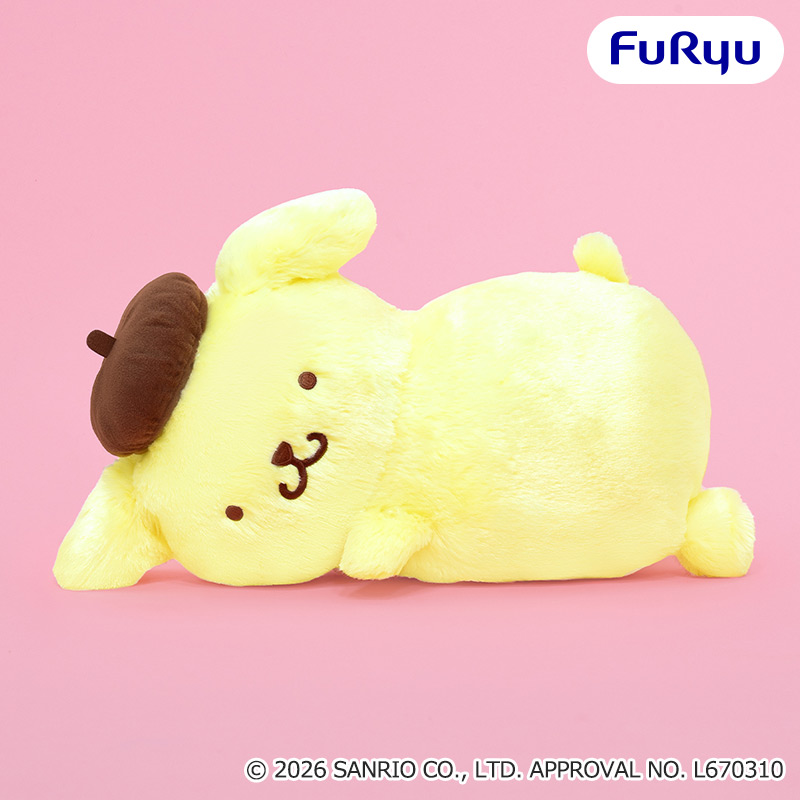 景品情報】 #ポムポムプリン ぐうたら超BIGぬいぐるみが 5月9日 より
