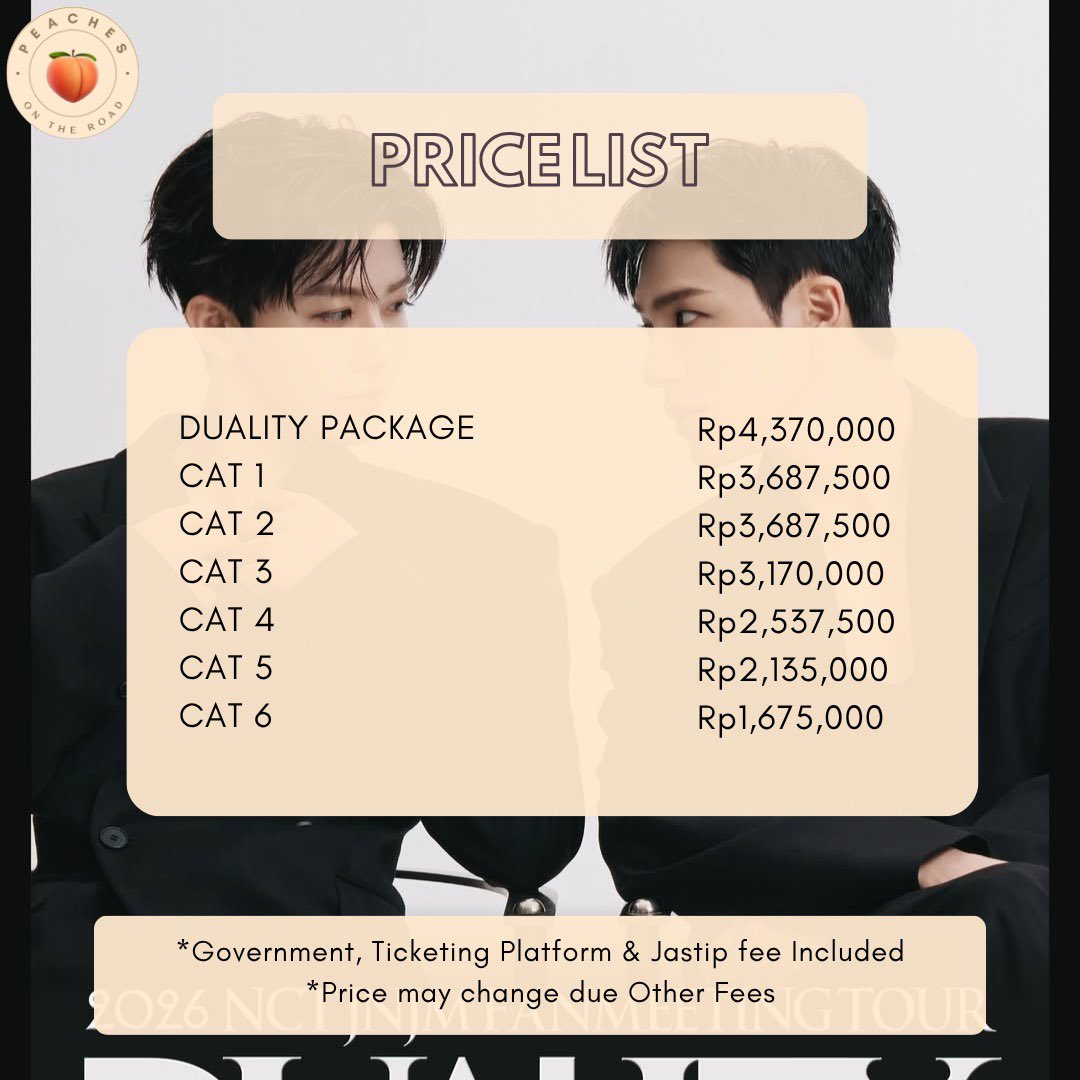 Peaches OTR / Jastip Tiket Konser tweet media