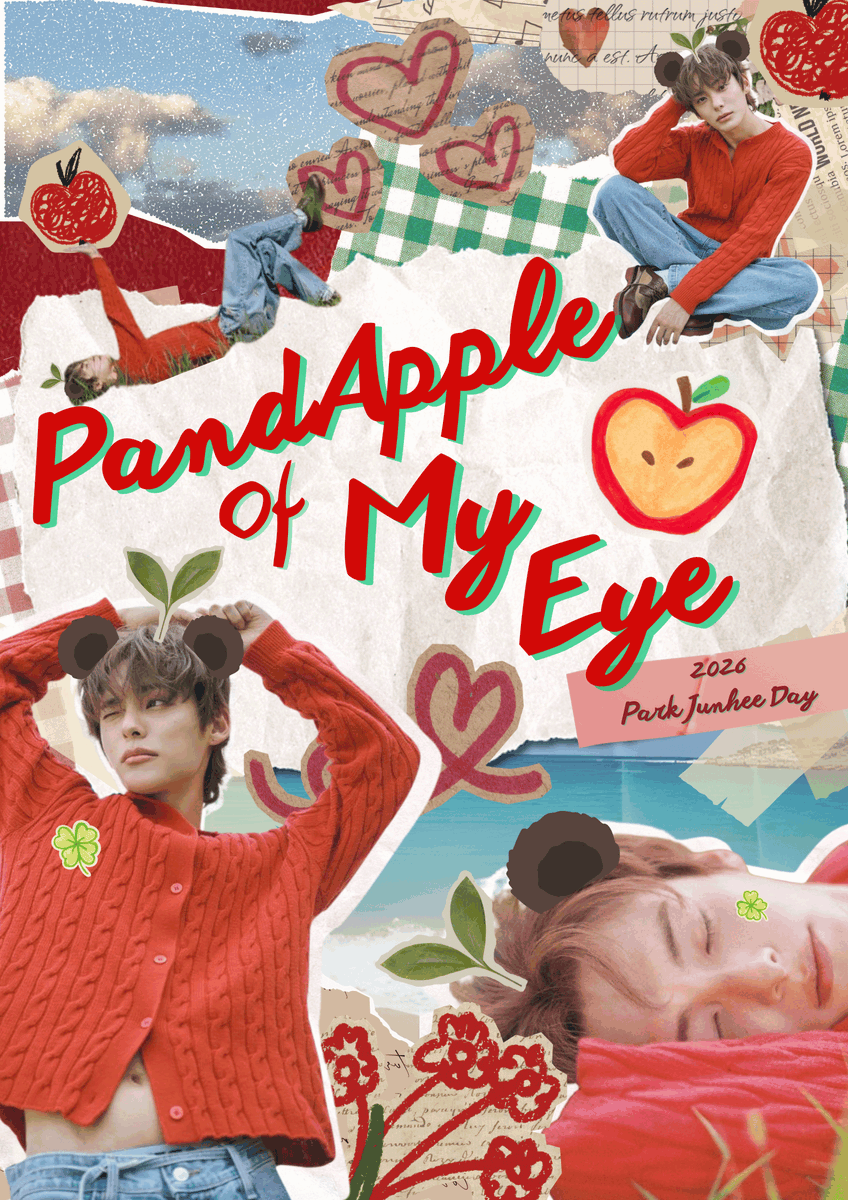 06_intojun_02's tweet photo. 🍎'26 Park Junhee Birthday Event🍎

⋆｡‧˚♡ ︎ʕ ꈍᴥꈍʔ Panapple of My Eye ⋆｡‧˚ʚ🍎ɞ˚‧｡⋆

🗓️ 06.01-06.02
📍Cafe CHEERLUV 카페 치어럽

#박주희 #주희 #JUNHEE 🍀
#Apple_of_Our_Eye_Junhee_Day 🍎
#사과든_팬다든_박준희_사랑하는_걸_사과하지_않아 ✨ https://t.co/3ioMk5GEgq