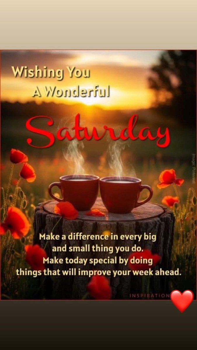 mikeygreen68's tweet image. Good Morning Everyone #HappySaturday
hope you all have a Wonderful Day😊👍#StaySafe #Smile #BeHappy #LoveLife #BeGrateful #KeepOnSmiling #LiveLife #BePositive #Believe #BeNice #BeKind #HelpOthers #GoodKarmaAlways Remember #Positivity &amp;amp; #PMA the Only Way to Face each &amp;amp; everyday👊