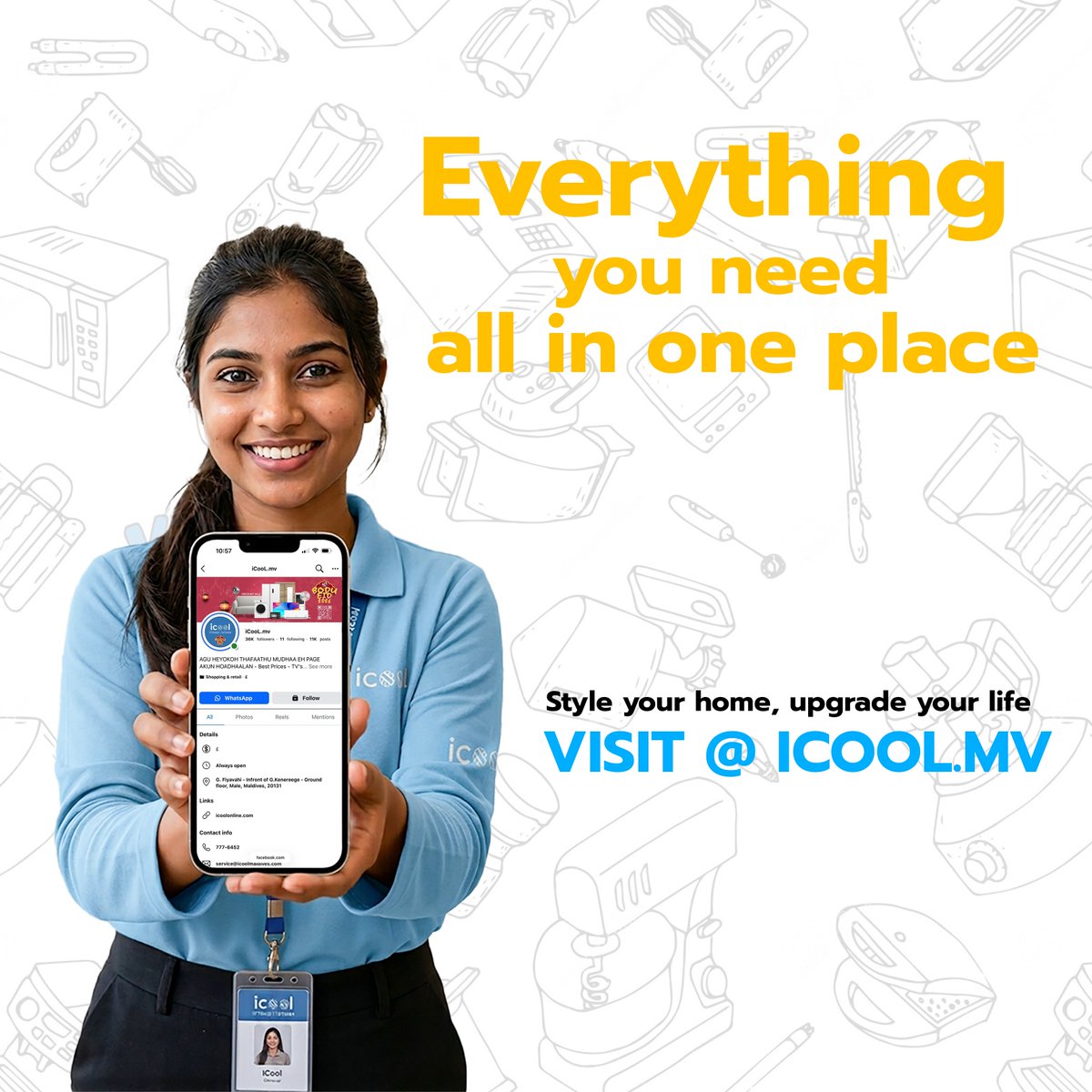 IcoolMaldives's tweet image. Bringing comfort, style &amp;amp; value to your doorstep 🚚✨
Shop smart. Live better
#ShopOnline #HomeUpgrade #SmartLiving #FurnitureDeals #Appliances #BestPrices