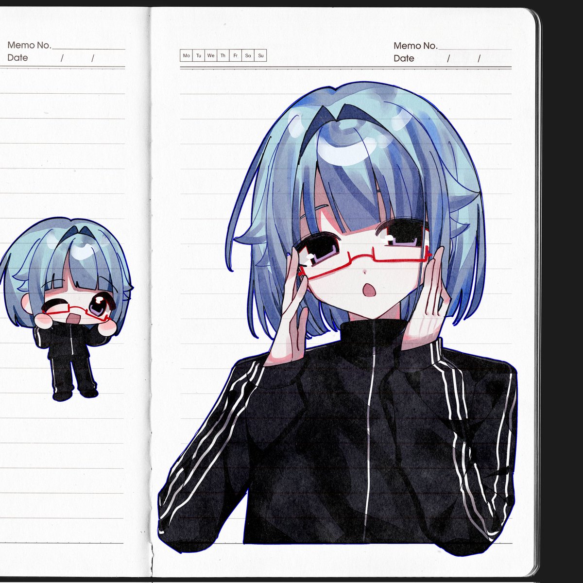 👓😉 #あんスタFA #紫之創