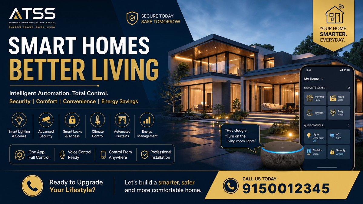 InfoATSS's tweet image. 🏡 The Smart Home Blueprint: Room-by-Room Automation Strategy for Premium Homes
linkedin.com/pulse/smart-ho…
#SmartHome #HomeAutomation #SmartLiving #HomeSecurity #AISurveillance #VideoAnalytics #LuxuryHomes #FutureReadyHomes #AutomationExperts #ATSS
