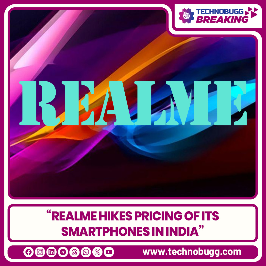 Realme Hikes Pricing Of Its Smartphones In India

Read more : technobugg.com/realme-hikes-p…

#Realme #Breaking #Technobugg #technews