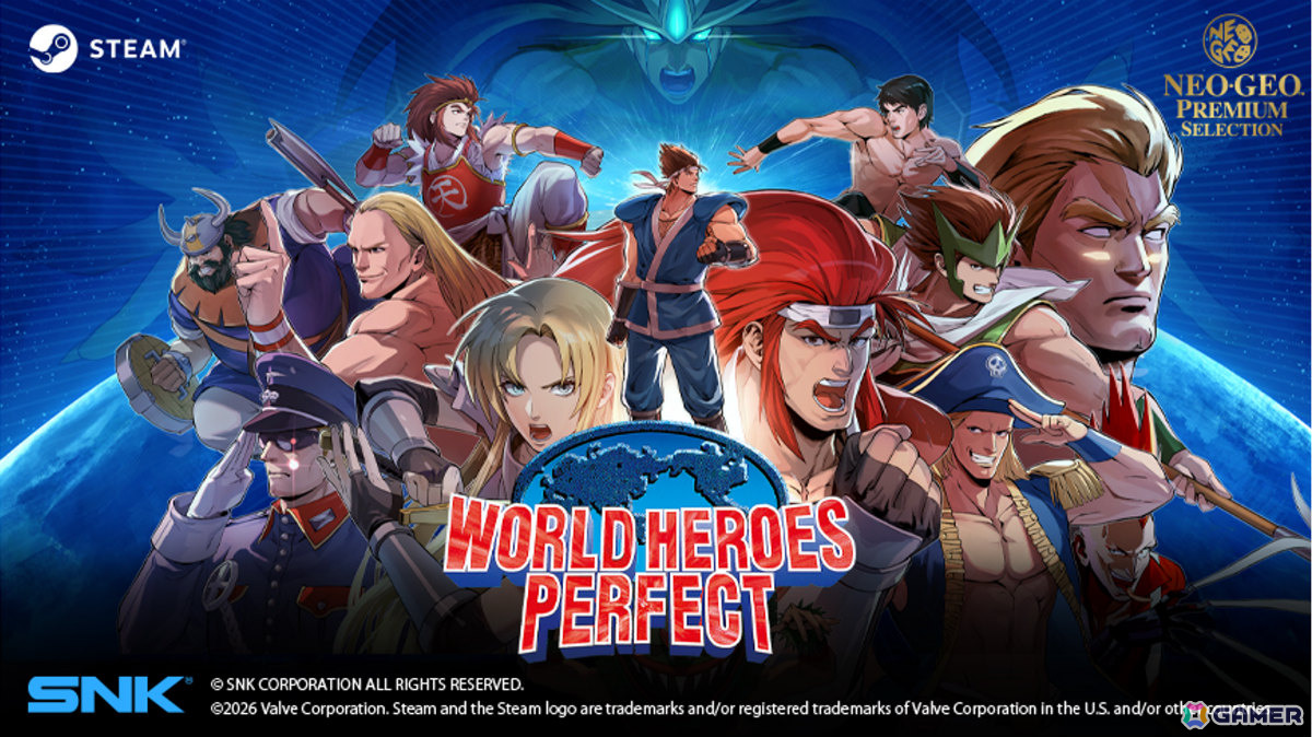 対戦格闘ゲーム「ワールドヒーローズパーフェクト」がNEOGEOプレミアム