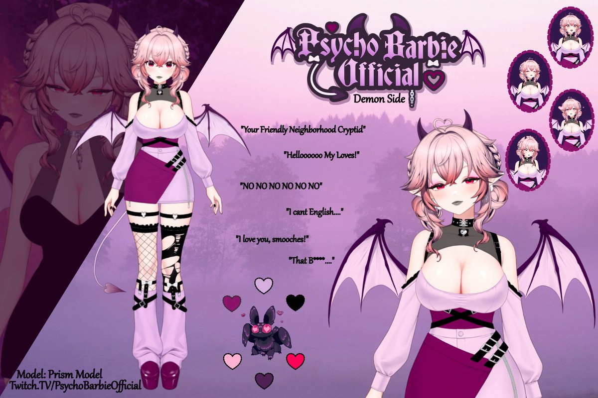 Psycho Barbie | Vtuber 🩷🖤 tweet media