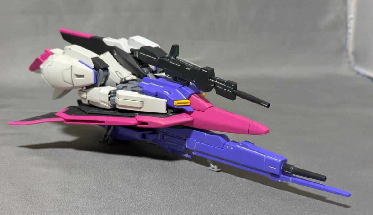 ozz_nyang's tweet photo. #HGUC #MSZ006 #Zガンダム
(#UC0088) #ウェイヴライダー に
#ハイパー・メガ・ランチャー を
装備した https://t.co/9rGgTSYPxE