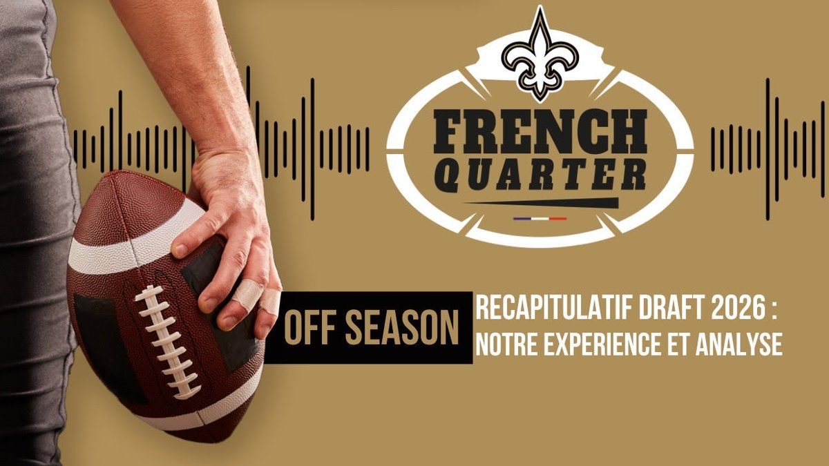 SaintsFrance's tweet photo. 🚨🎙️[NOUVEL ÉPISODE - S04EP03]

Épisode draft : Épisode long mais tellement à raconter ! ENJOY☺️

🏈 Au programme : 

⚜️ Dernières News
⚜️ Le voyage de John &amp; Bertrand à Pittsburgh
⚜️ Watch Party au Moose Bar avec Elio &amp; Doc
⚜️ Analyse de nos choix de draft et nos notes

#saints https://t.co/PtpHY63cKp