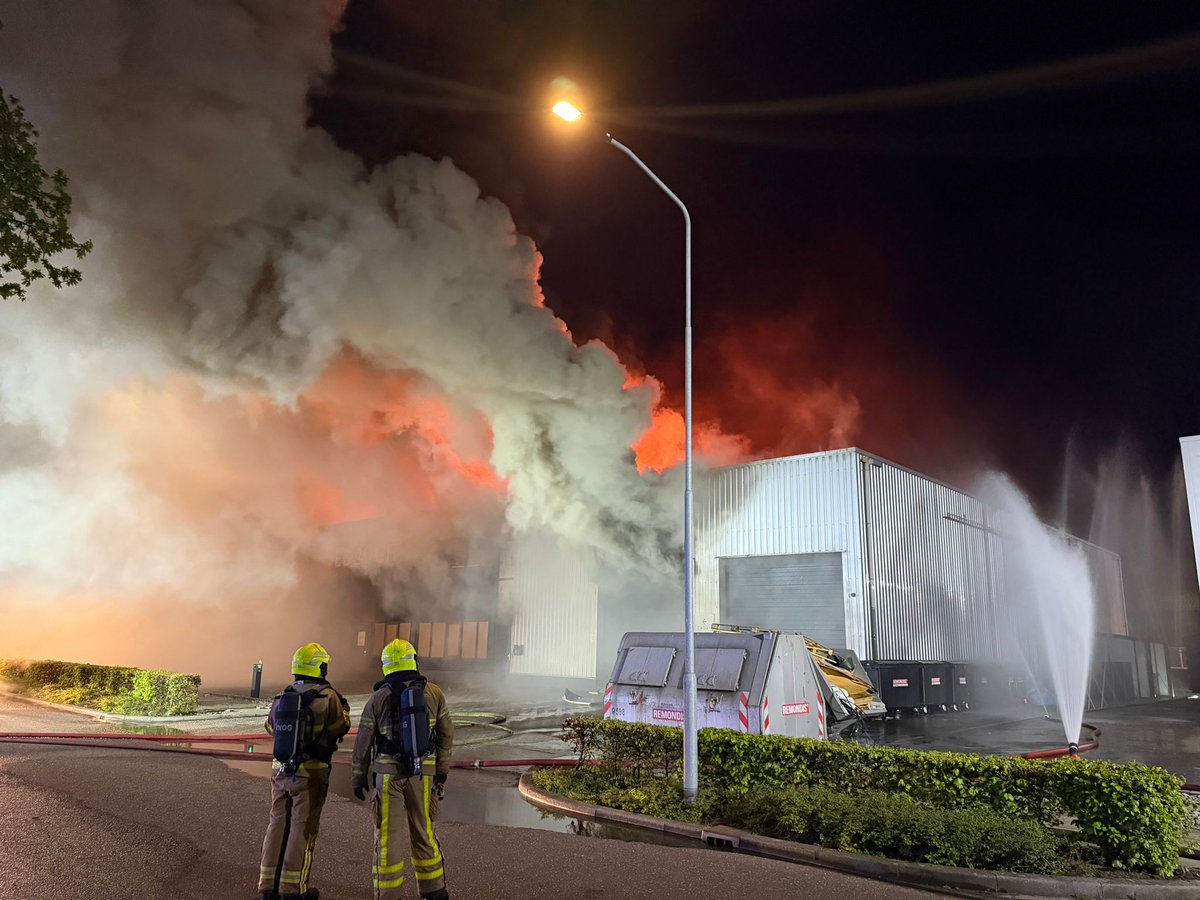 Zeer grote brand bij patisseriebedrijf Edough