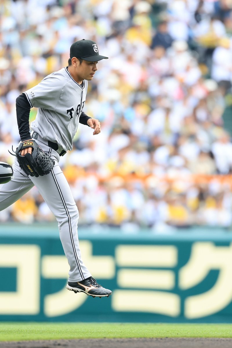 六回裏】巨人 0-2 阪神 2番手 #石川達也 投手は、一死から四球を与える