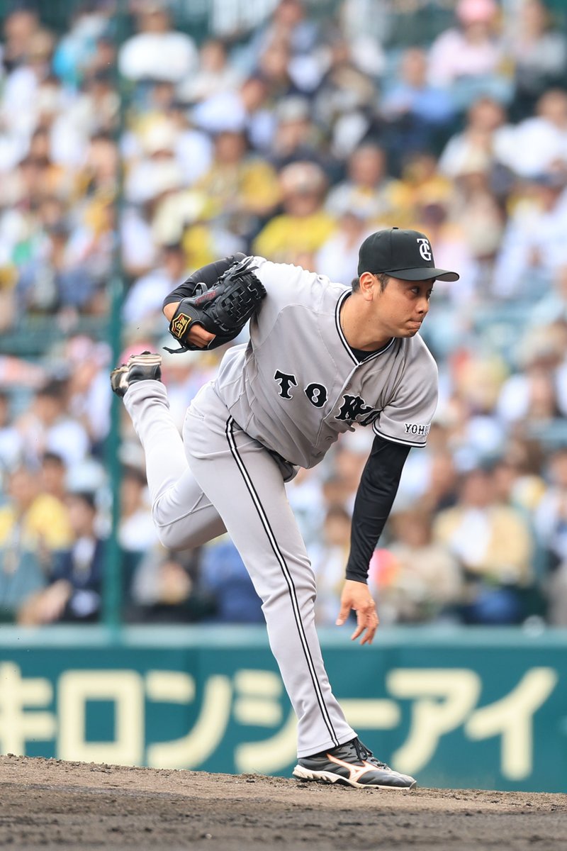 六回裏】巨人 0-2 阪神 2番手 #石川達也 投手は、一死から四球を与える