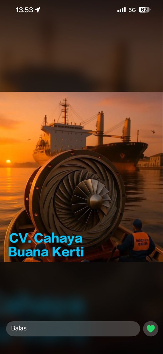 isaajasi's tweet image. gais aku mau promoin jasa papahku, barang kali kalian ada yang butuh papah aku enginner dan menyediakan turbo/mesin barang ya
#boost #engineerkapal #turbodanmesinkapal