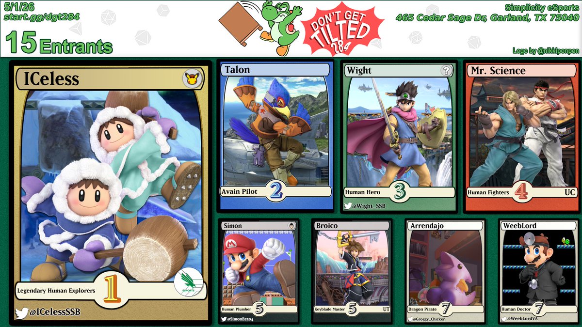 Dgt_Cc's tweet photo. Don't Get Tilted #284 - Smash Ultimate https://t.co/irG30aD4Dc