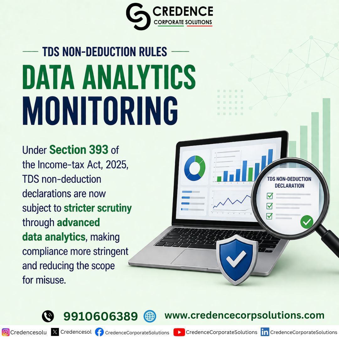 CredenceSol's tweet image. AI Tightens TDS Non-Deduction Rules #TDS #IncomeTax2025 #TaxCompliance #Section393 #DataAnalytics #AIS #TaxUpdates