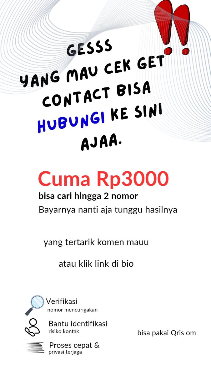 FilifiSilaban's tweet photo. yang mau cek contact PC aja ges
https://t.co/uQfe7xakxv

#getcontact #unknownnumber https://t.co/0xmci8nhyR