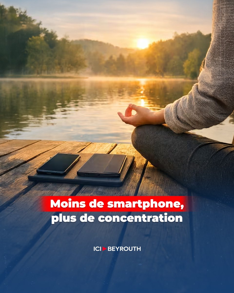 Icibeyrouthnews's tweet image. Les dernières études montrent que #réduire l’utilisation des #smartphones pendant deux semaines permet de restaurer les capacités d’attention et d’améliorer la #concentration à long terme, sans affecter les autres fonctions cognitives.
Les smartphones solliciteraient davantage le