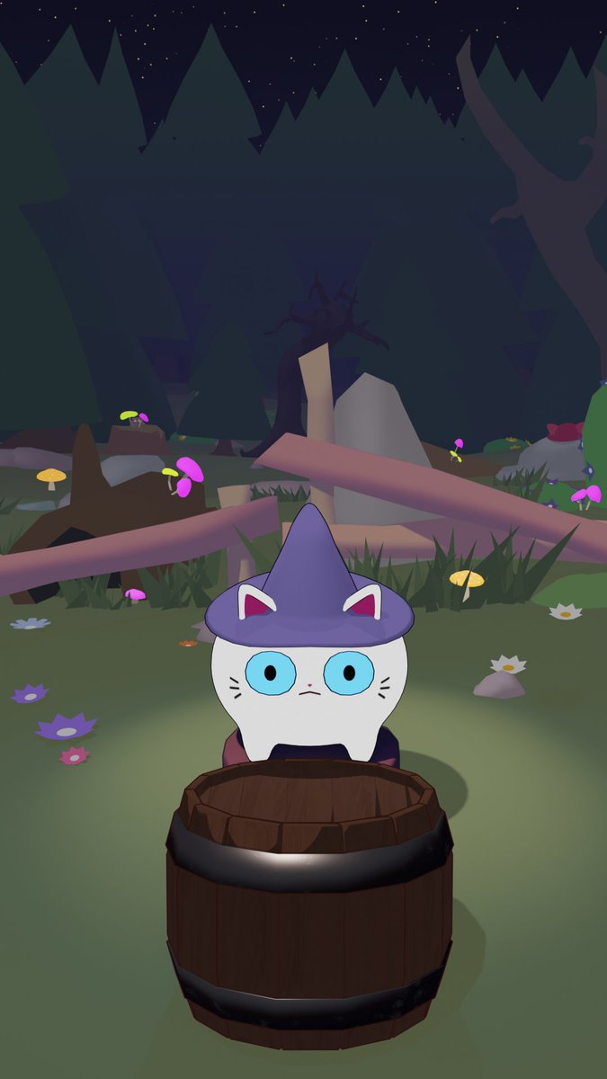 3dBayun's tweet image. In the end, all hats are equal. So here's the cat in the witch's hat (purple!)
#3d #3dart #b3d