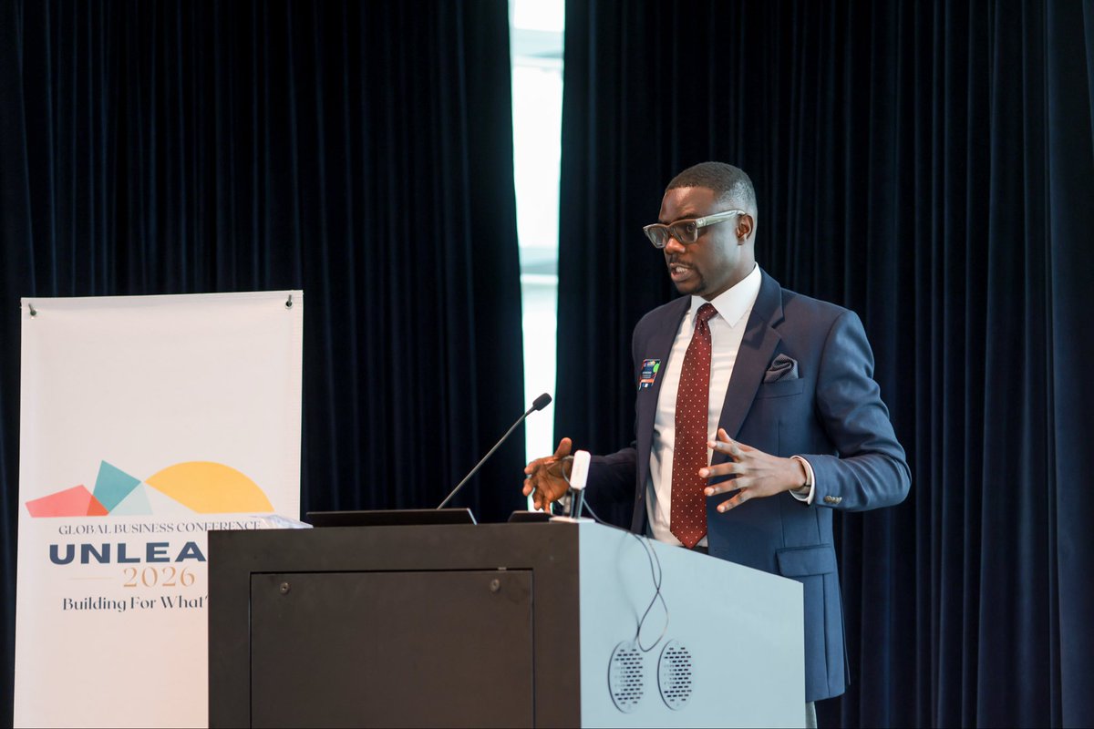 atunlosustech's tweet photo. Our COO Ayo Ogunlowo at the Johns Hopkins Global Business Conference, bringing Africa’s voice into the global conversation on AI, infrastructure, and responsible leadership. 🌍
“Communities are not spreadsheets. They are living systems.”

Proud Atunlo moment. 🔗 Full feature on The Guardian Nigeria, link in the comments.
#Atunlo #AtunloSustech #JohnsHopkins #AIInfrastructure #ClimateLeadership #Africa
