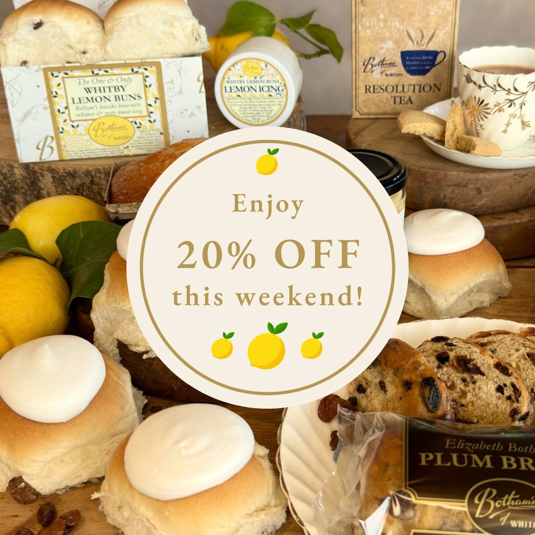 BothamsofWhitby's tweet image. 🍋🍋🍋 Did you order your Whitby Lemon Buns?! Order online between 1-4 May to enjoy 20% discount:

🍋Whitby Lemon Buns (box of six) ➡️ botham.co.uk/whitby-lemon-b…
AND
🍋🎁Whitby Lemon Bun Gift Box ➡️ botham.co.uk/whitby-lemon-b…

Discount Code: LEMON20

#Bothams #SpecialOffer #Whitby