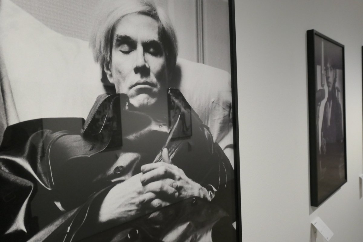 followthewabbit's tweet image. #style  Helmut Newton photo of Warhol