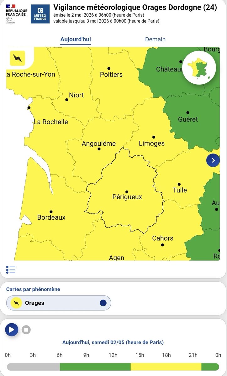 Risques & Catastrophes Naturelles - Dordogne tweet media